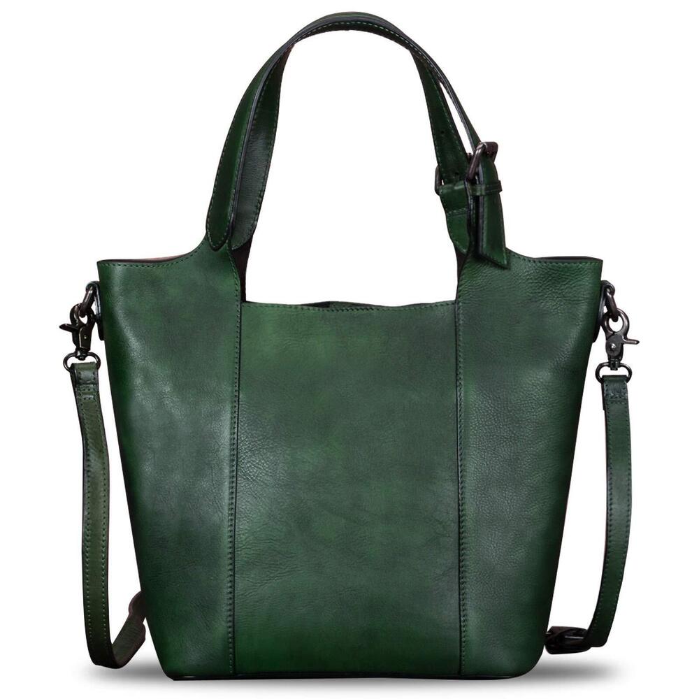 8342 Leather Handbag Vintage Handmade Shoulder Bag Purse Tote Cowhide